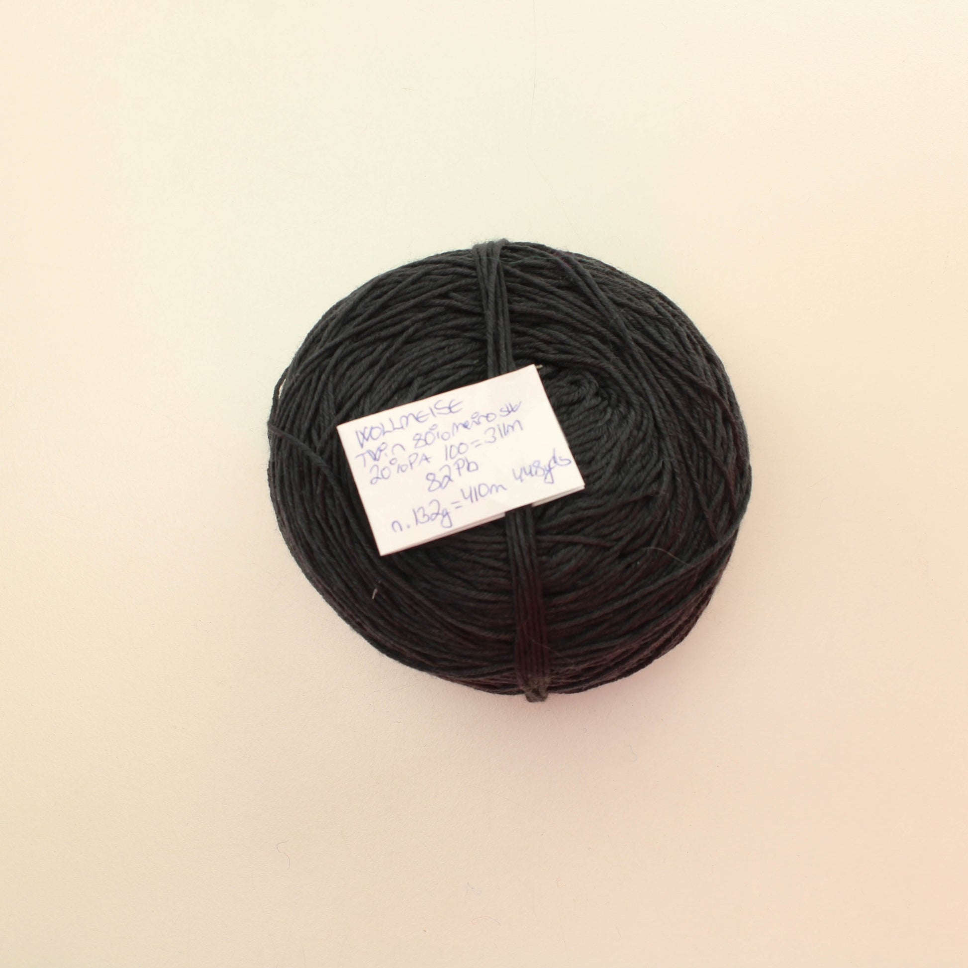 Rohrspatz Wollmeise Twin 130g - Tummanharmaa 