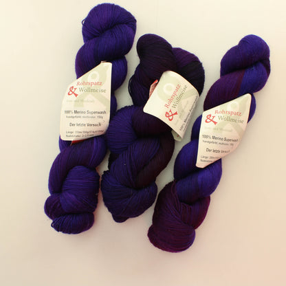 Rohrspatz Wollmeise Merino Superwash 150g - Die letzte Versuch