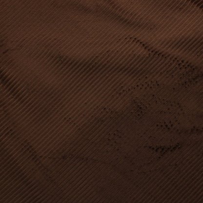 Ruskea Vinoratainen Vakosametti - Pala