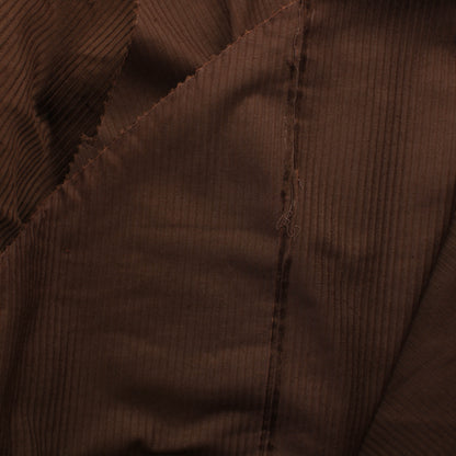 Ruskea Vinoratainen Vakosametti - Pala