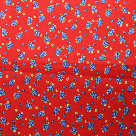 Siniset ruusut Puuvilla - Pala