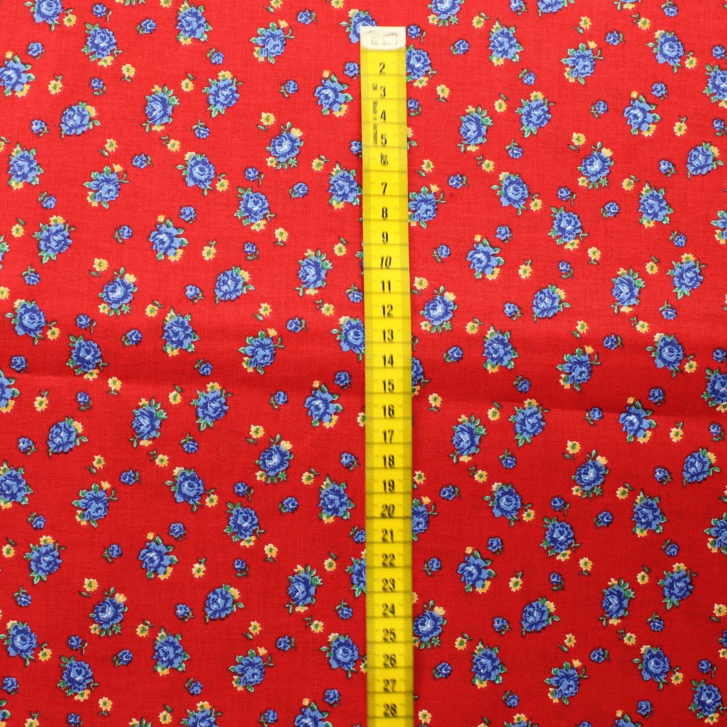 Siniset ruusut Puuvilla - Pala