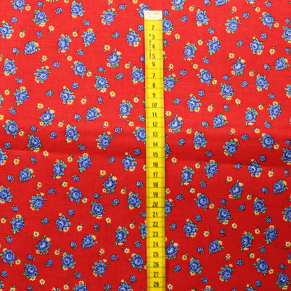 Siniset ruusut Puuvilla - Pala