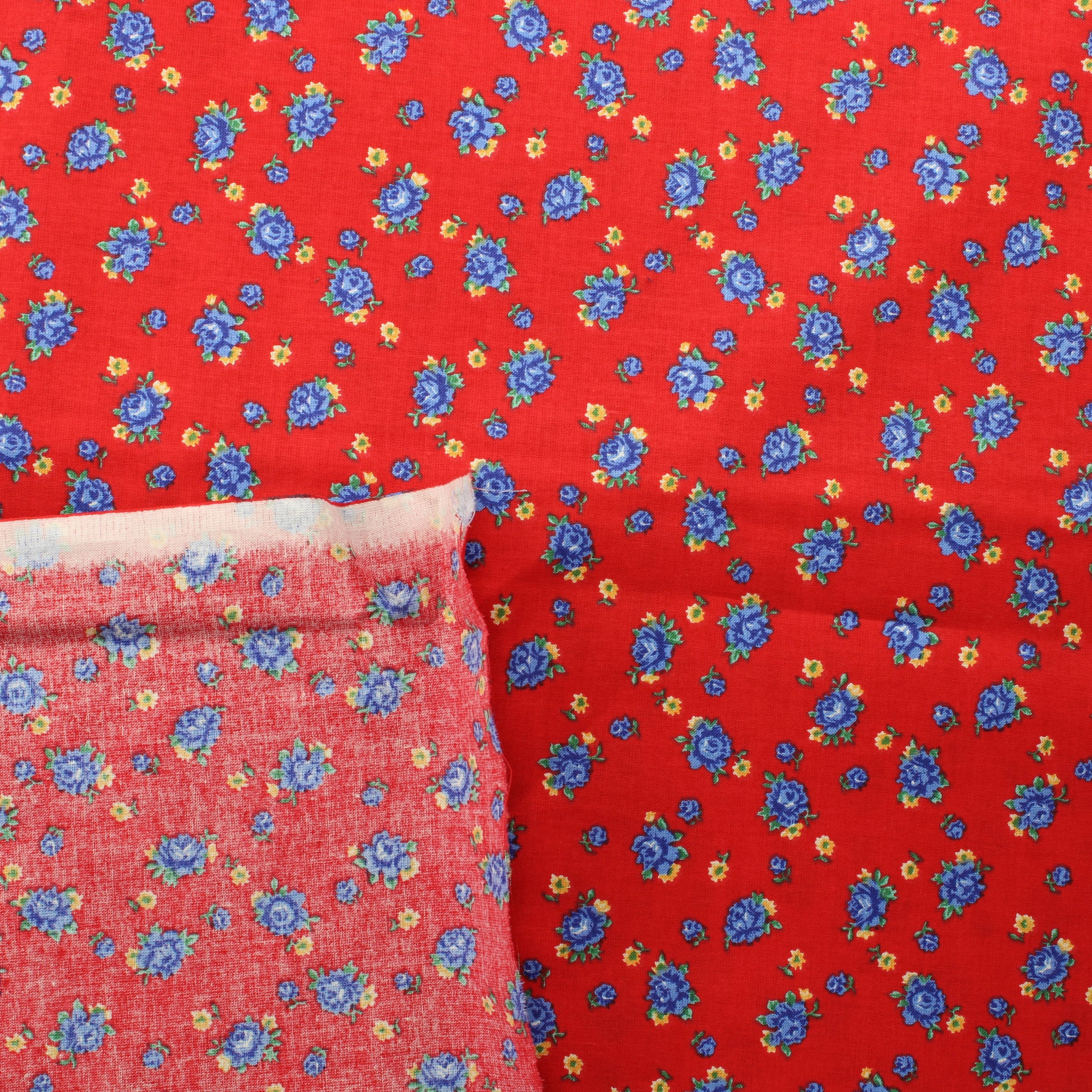 Siniset ruusut Puuvilla - Pala