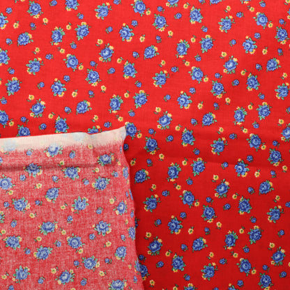 Siniset ruusut Puuvilla - Pala