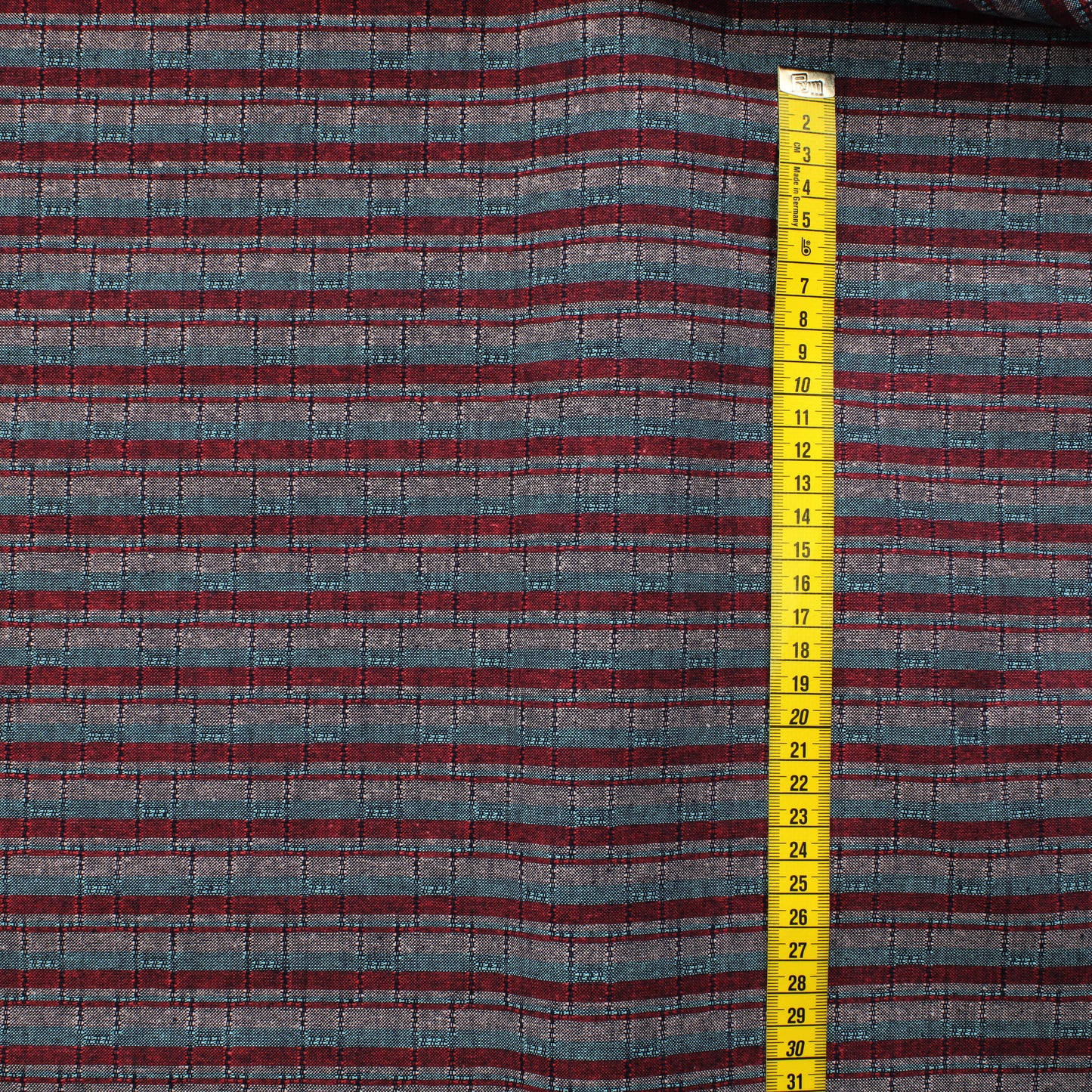 Monivärinen raidallinen paksuhko Puuvilla - Pala