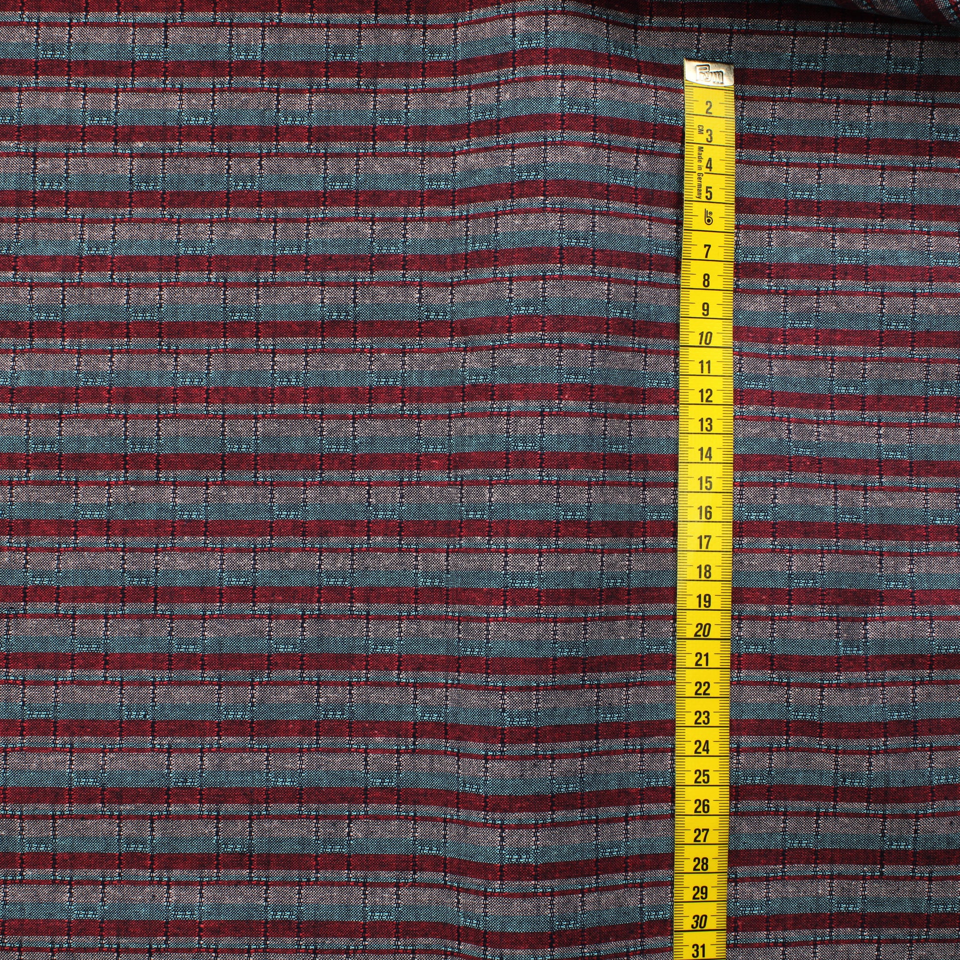 Monivärinen raidallinen paksuhko Puuvilla - Pala