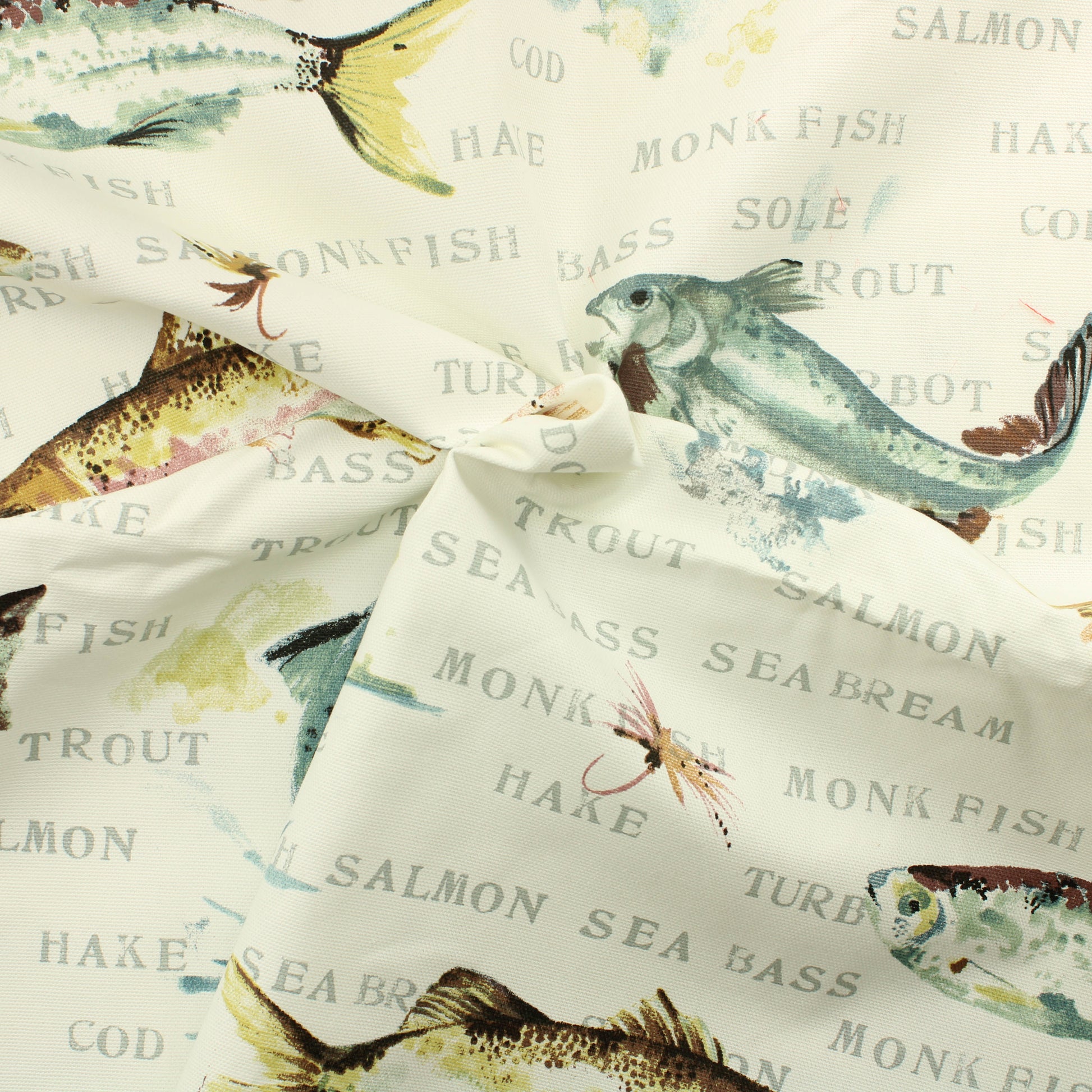 Kalat Sisustuspuuvilla - Pala