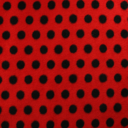 Musta palloinen punainen Fleece - Mittamyynti