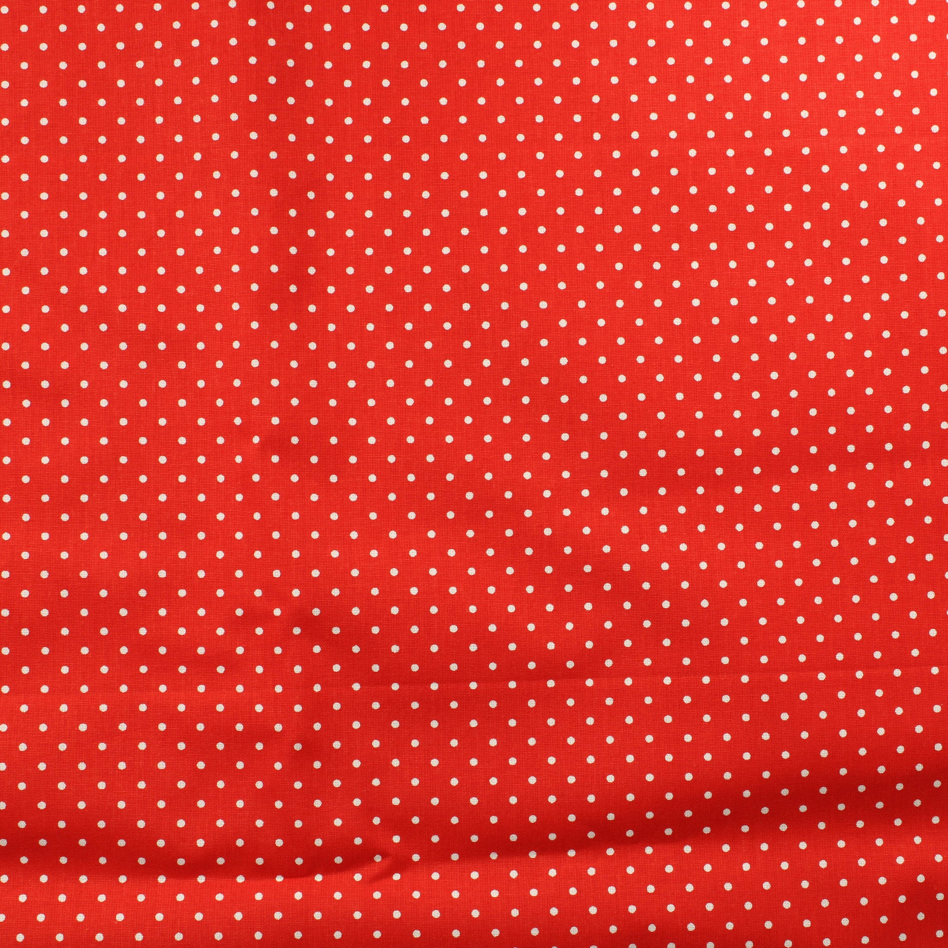 Punainen valkoiset pallot Puuvilla - Pala