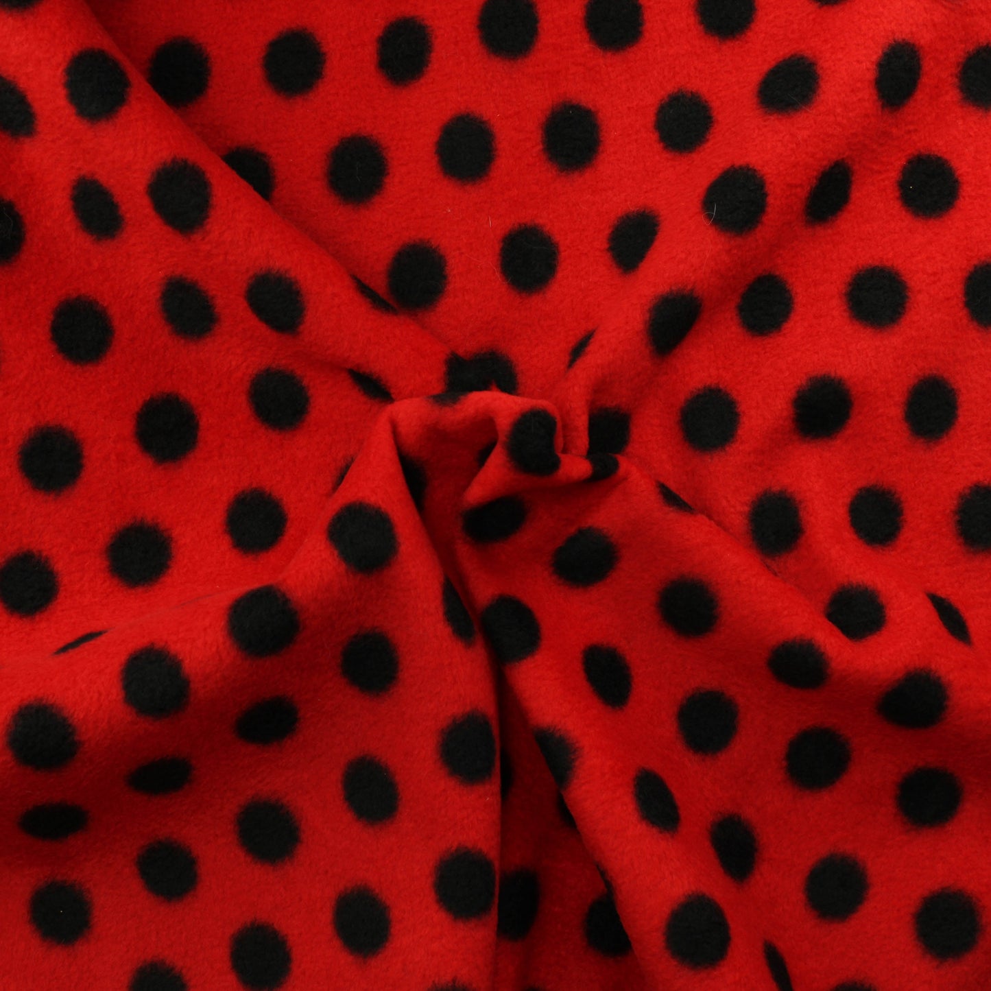 Musta palloinen punainen Fleece - Mittamyynti