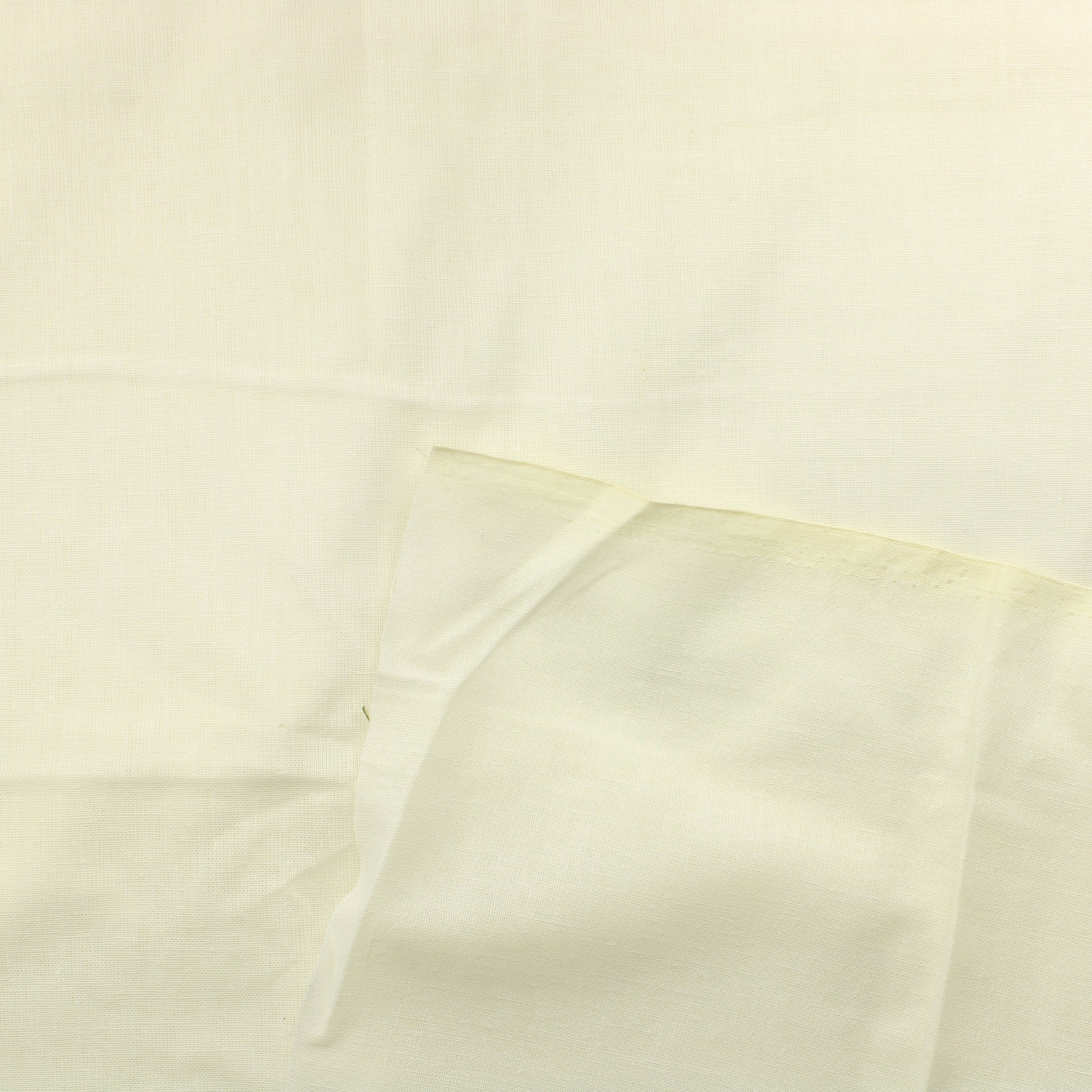 Luonnonvalkoinen Ohut Puuvilla - Pala