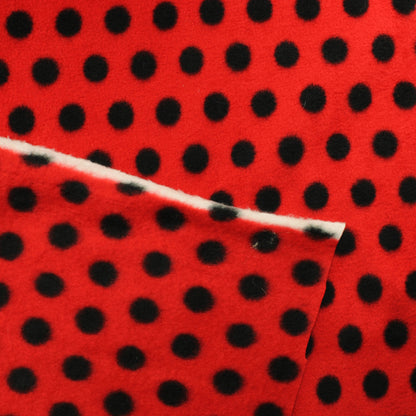 Musta palloinen punainen Fleece - Mittamyynti