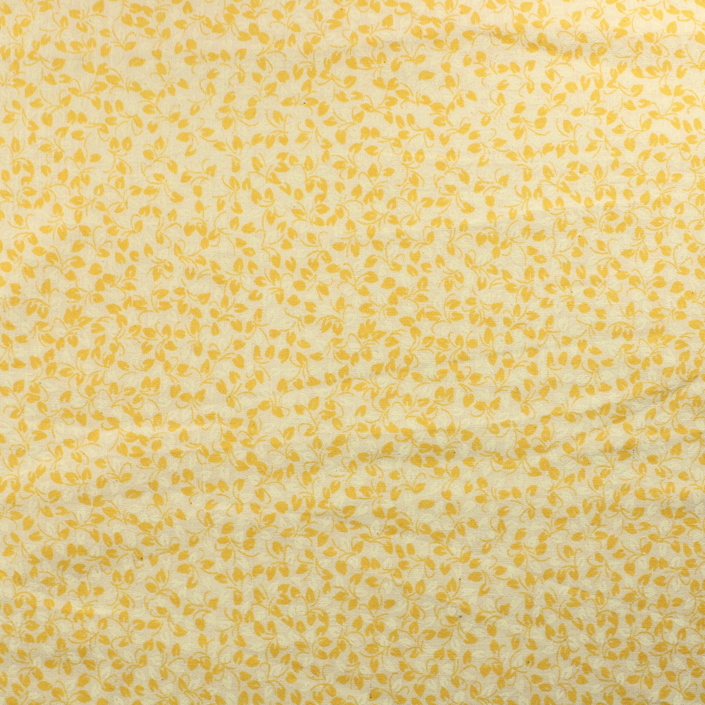 Keltainen lehti harsomainen Puuvilla - Pala