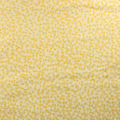 Keltainen lehti harsomainen Puuvilla - Pala