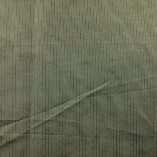 Viherätävä raidallinen Vaatetuskangas - Pala