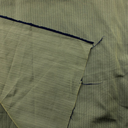 Viherätävä raidallinen Vaatetuskangas - Pala