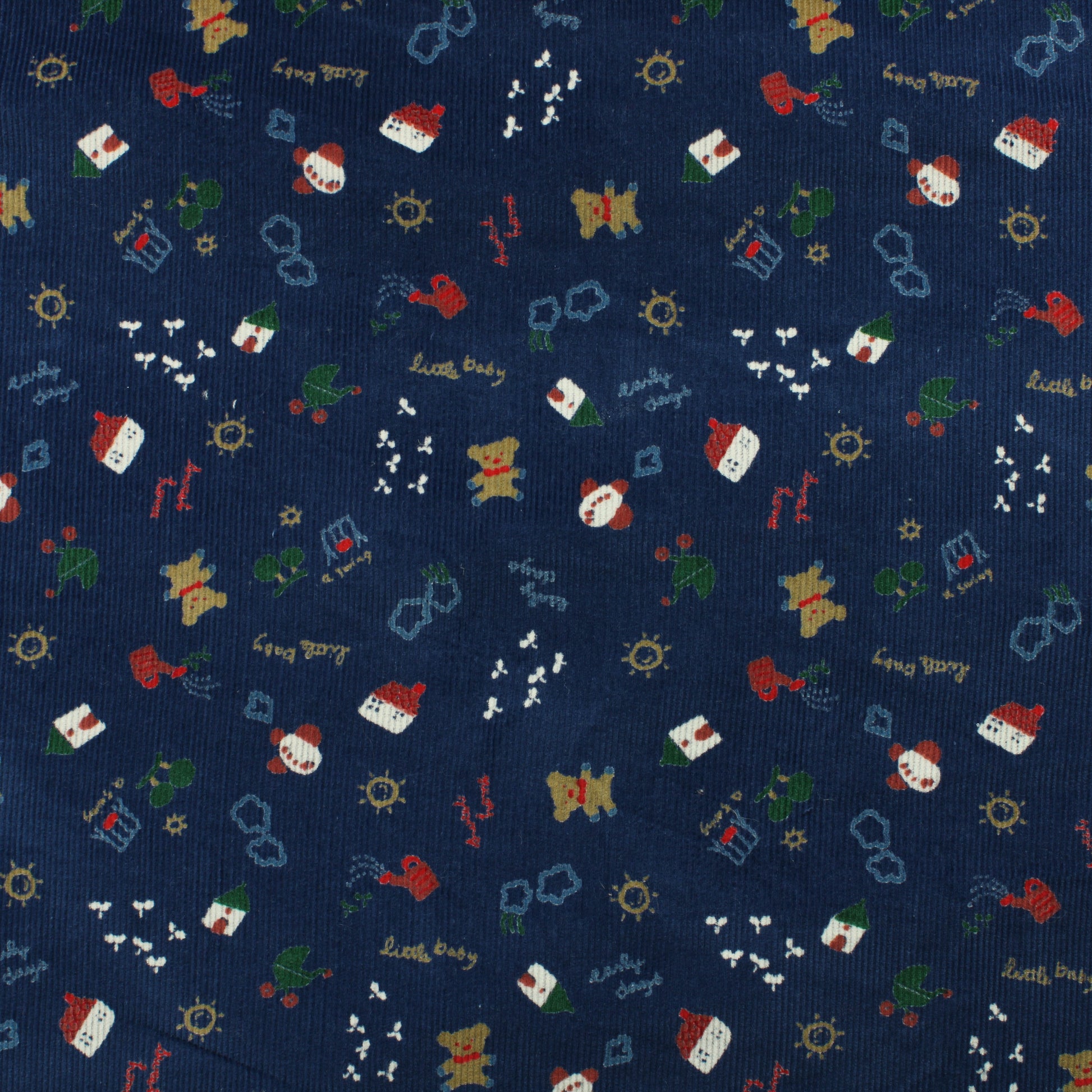 Tummansininen Babycord Sametti - Pala