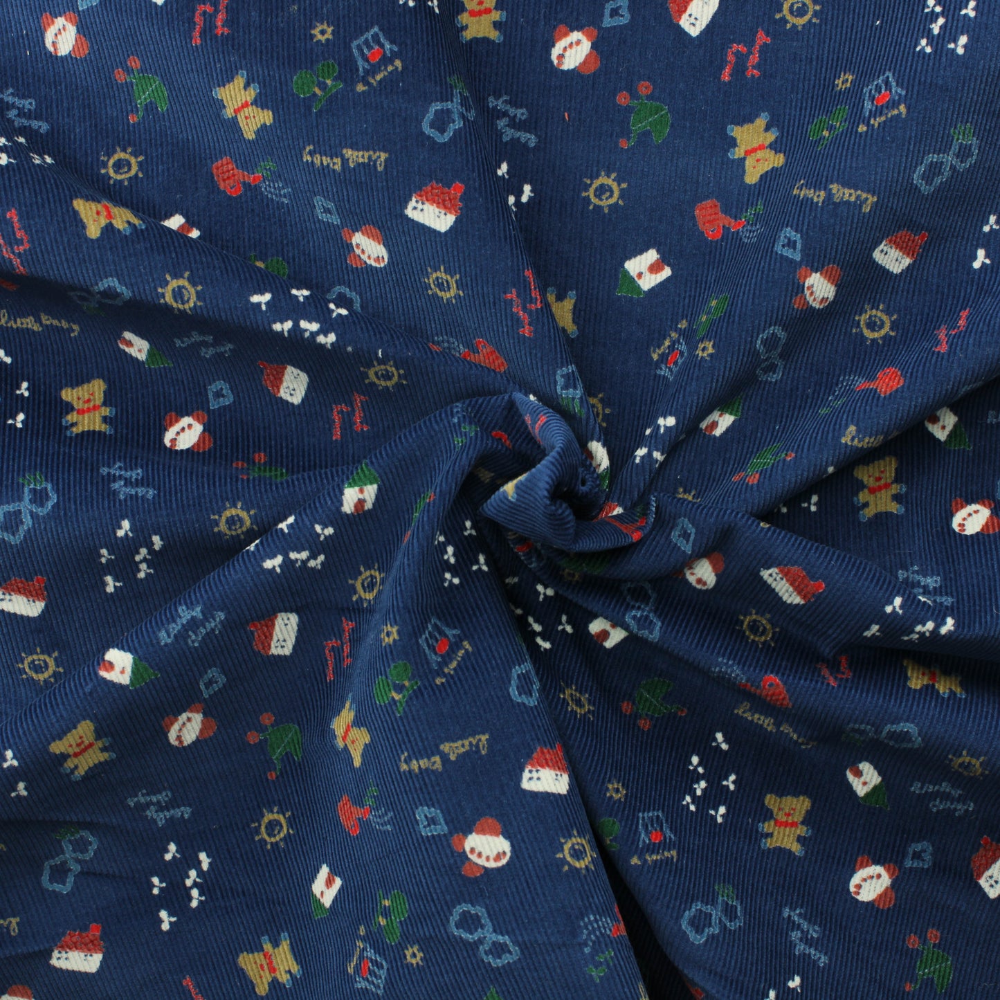 Tummansininen Babycord Sametti - Pala