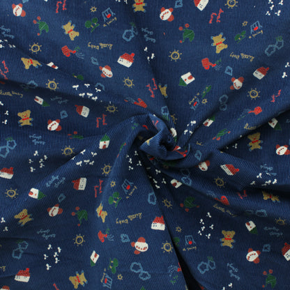 Tummansininen Babycord Sametti - Pala