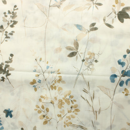 Kukkia ja lehtiä Valoverhokangas - Pala