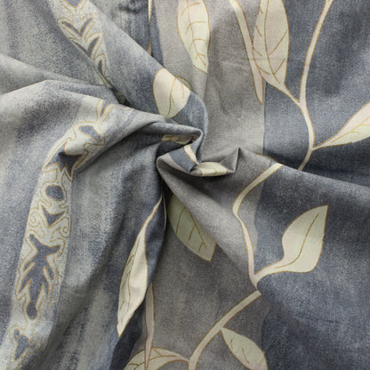 Sininen kultakoristeinen Puuvilla - Pala