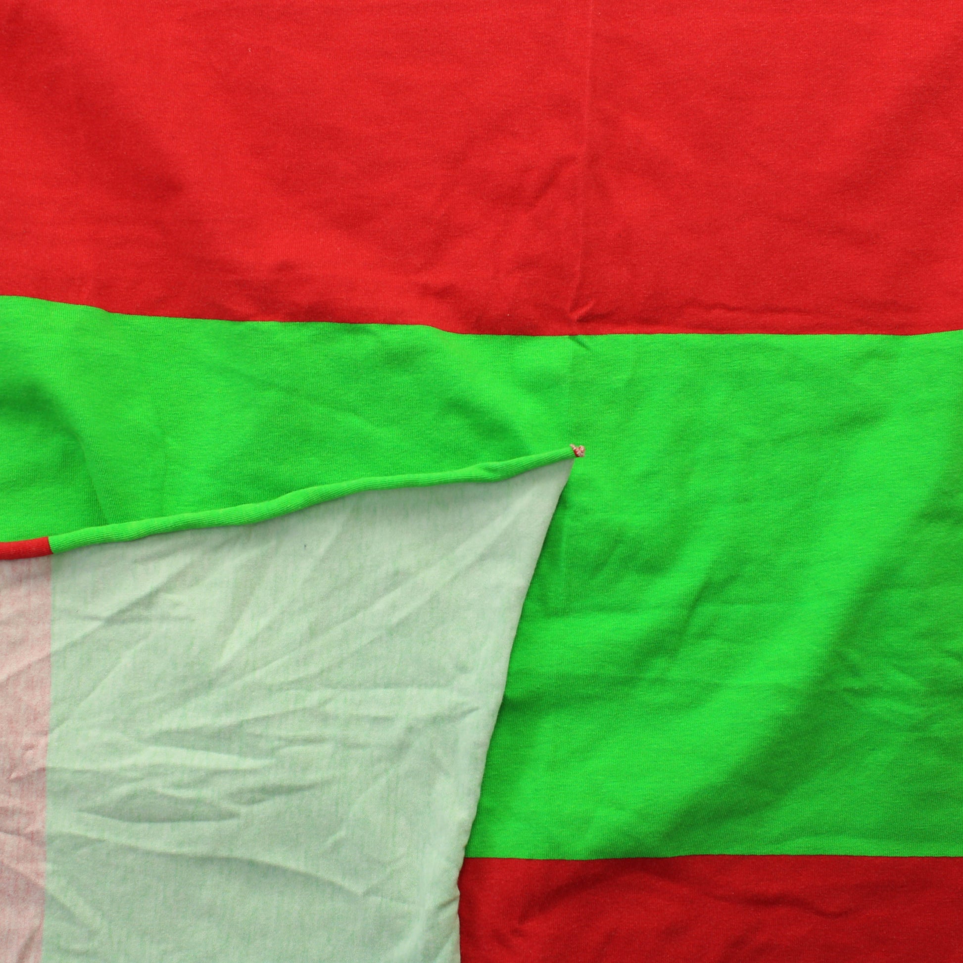 Vihreäpunainen leveä raitainen Trikoo - Pala