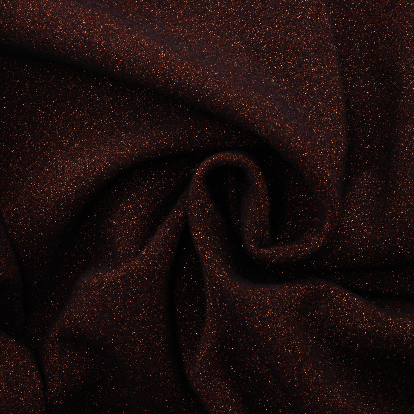 Oranssiglitterinen violetti Villasekoitekangas - Pala