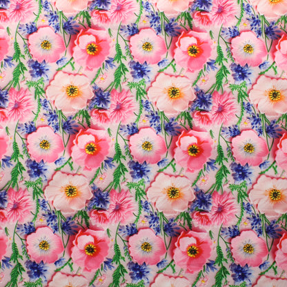 Kukkakuvioinen Lycra - Pala