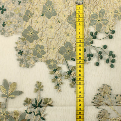 Kukkakuvioitu tekokuitu - Pala