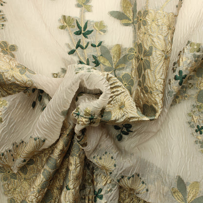 Kukkakuvioitu tekokuitu - Pala