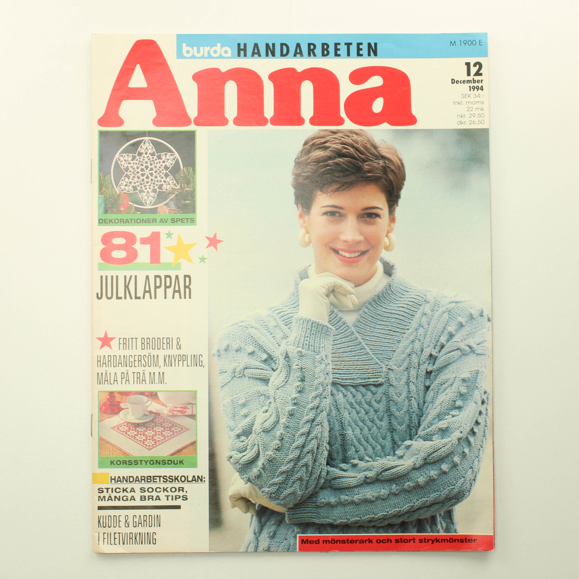 Anna Burda Handarbeten - 12/1994