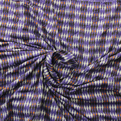 Violettipohjainen kuviollinen Neulos - Pala