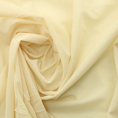 Vaaleankeltainen verkkomainen tekokuitu - Pala