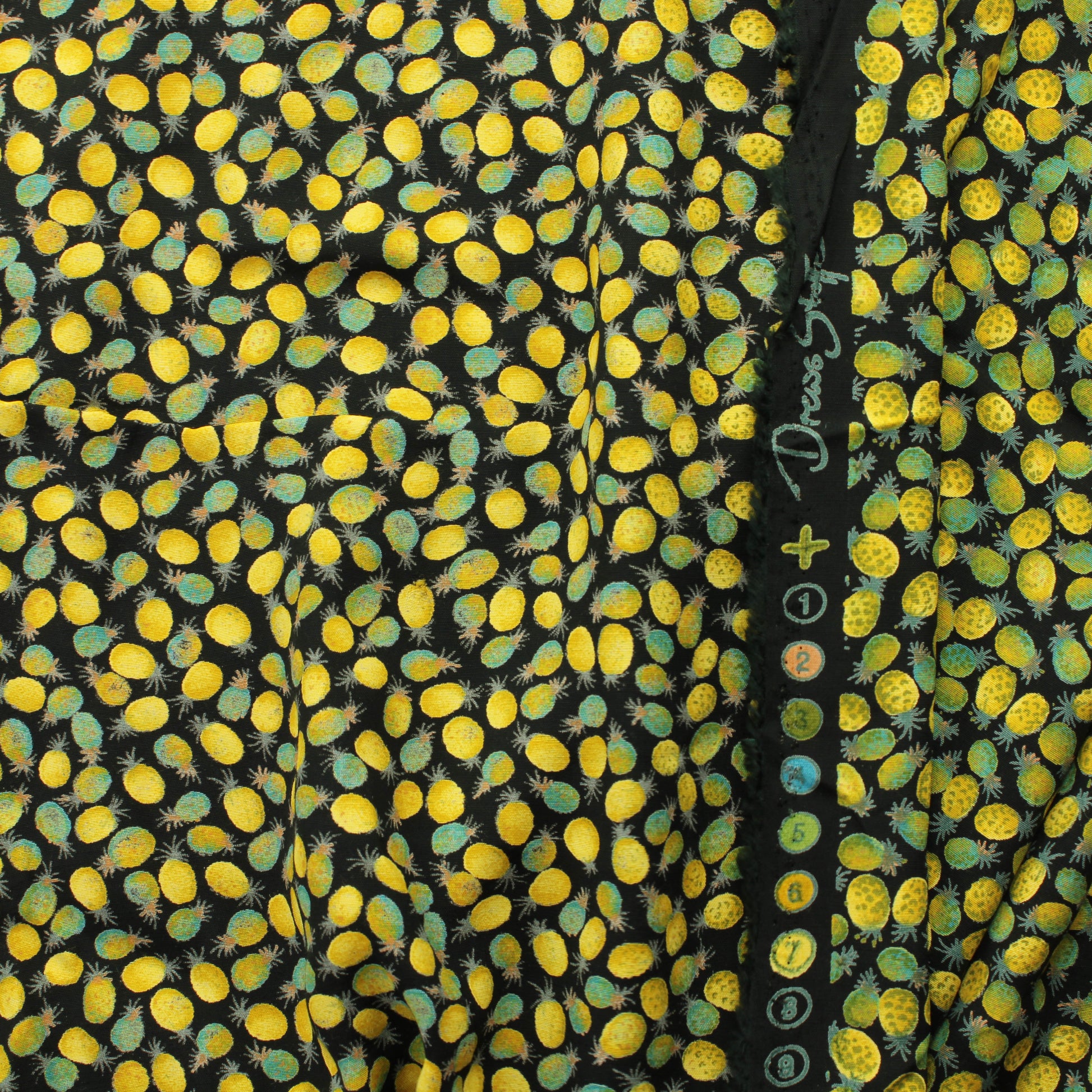 Ananas Puuvilla-viskoosi - Pala