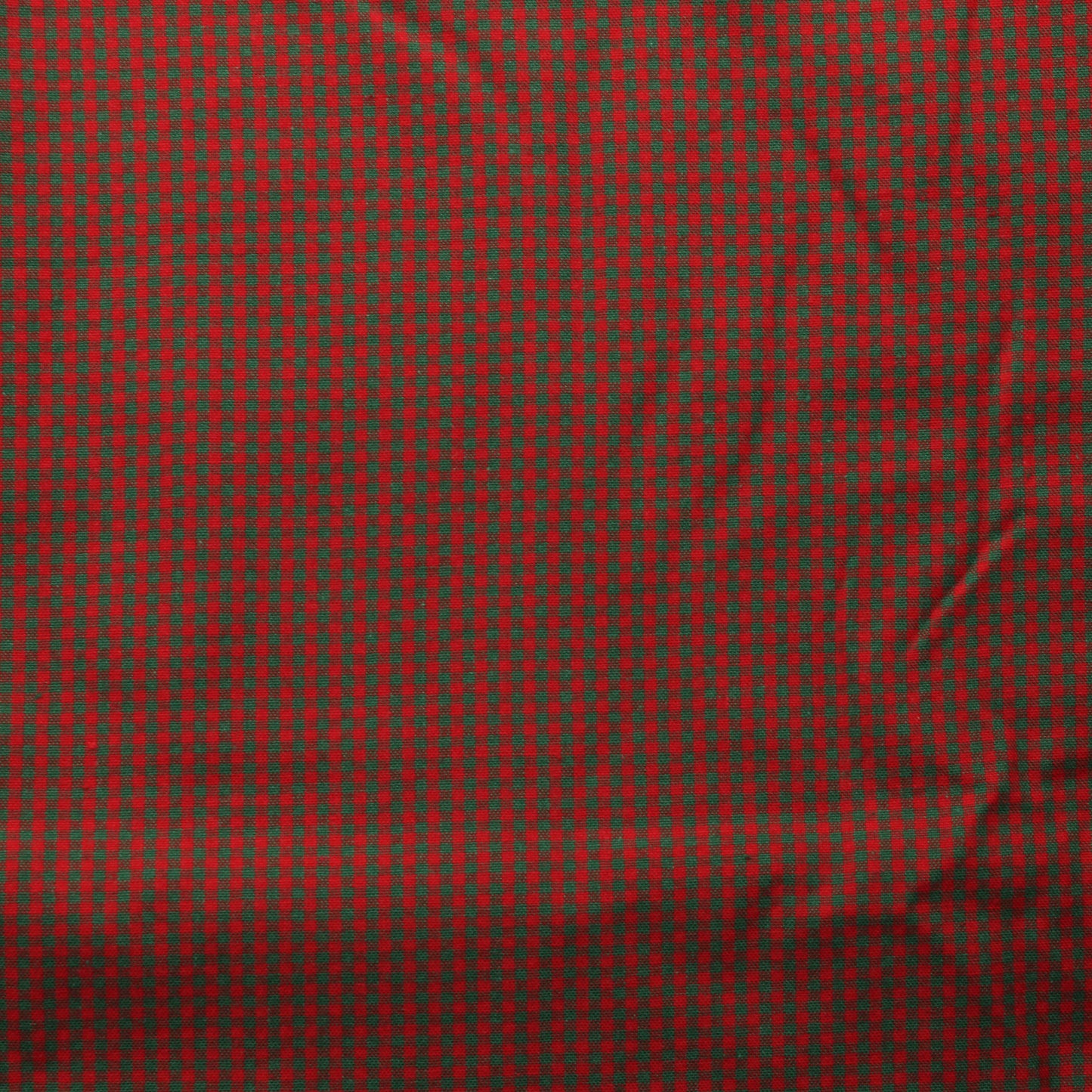 Punavihreä Ruudullinen Puuvilla - Pala