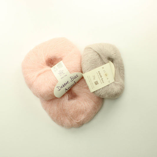 Rowan Kidsilk Haze + Debbie Bliss Angel - Lankapussi 211