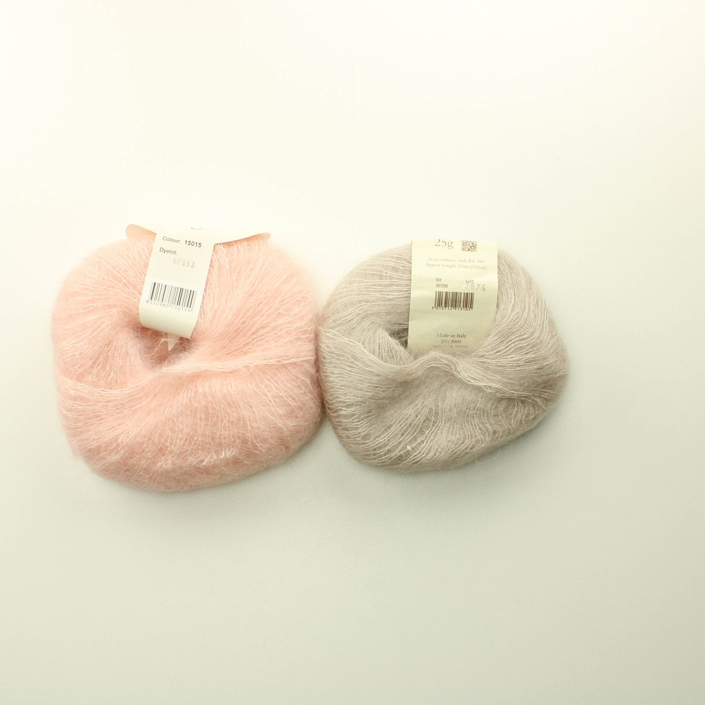 Rowan Kidsilk Haze + Debbie Bliss Angel - Lankapussi 211