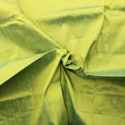 Sinivihreä Shantung Silkki - Pala