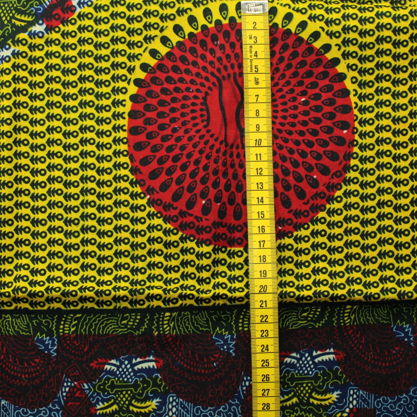 Afrikkalainen vahapainettu Puuvilla - Pala