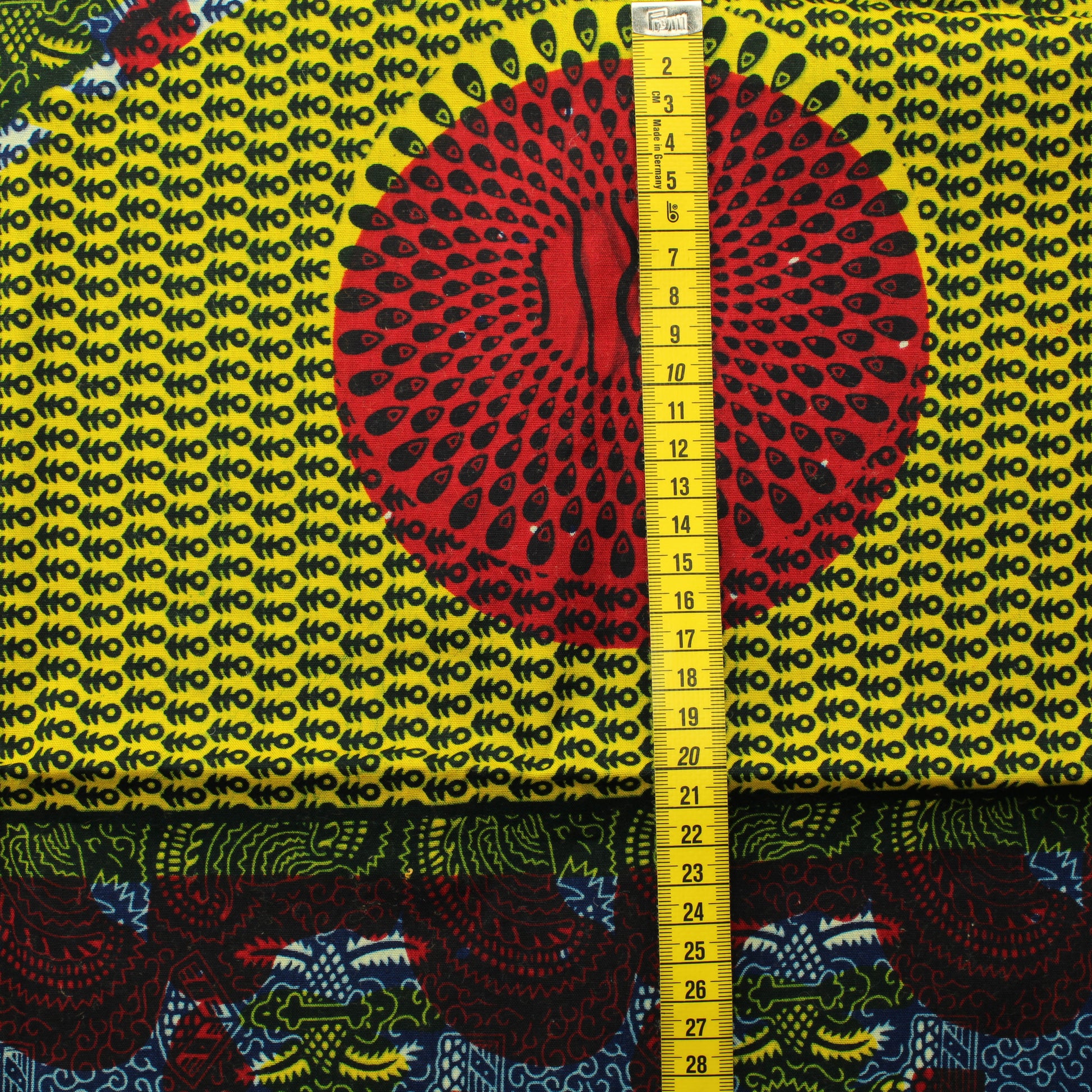 Afrikkalainen vahapainettu Puuvilla - Pala