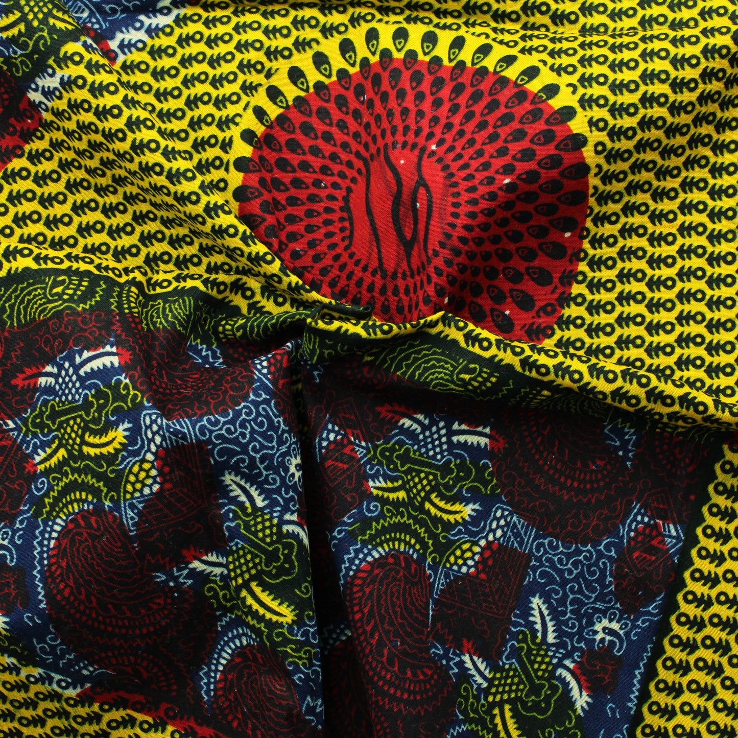 Afrikkalainen vahapainettu Puuvilla - Pala