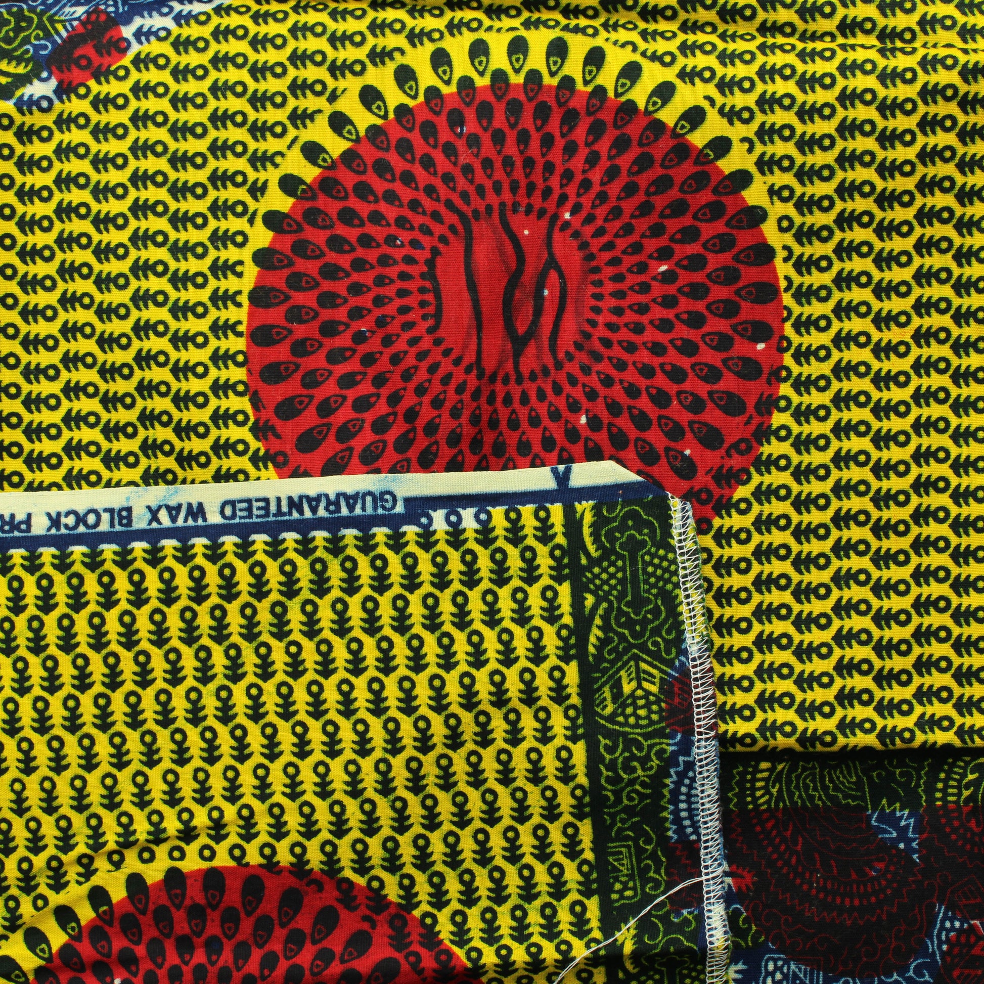 Afrikkalainen vahapainettu Puuvilla - Pala