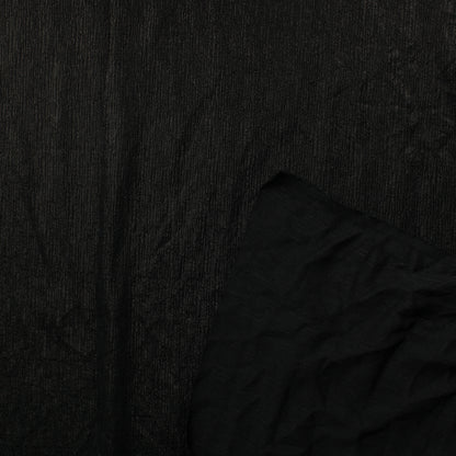 Musta Kiiltäväpintainen Vaatetuskangas - Palapaketti