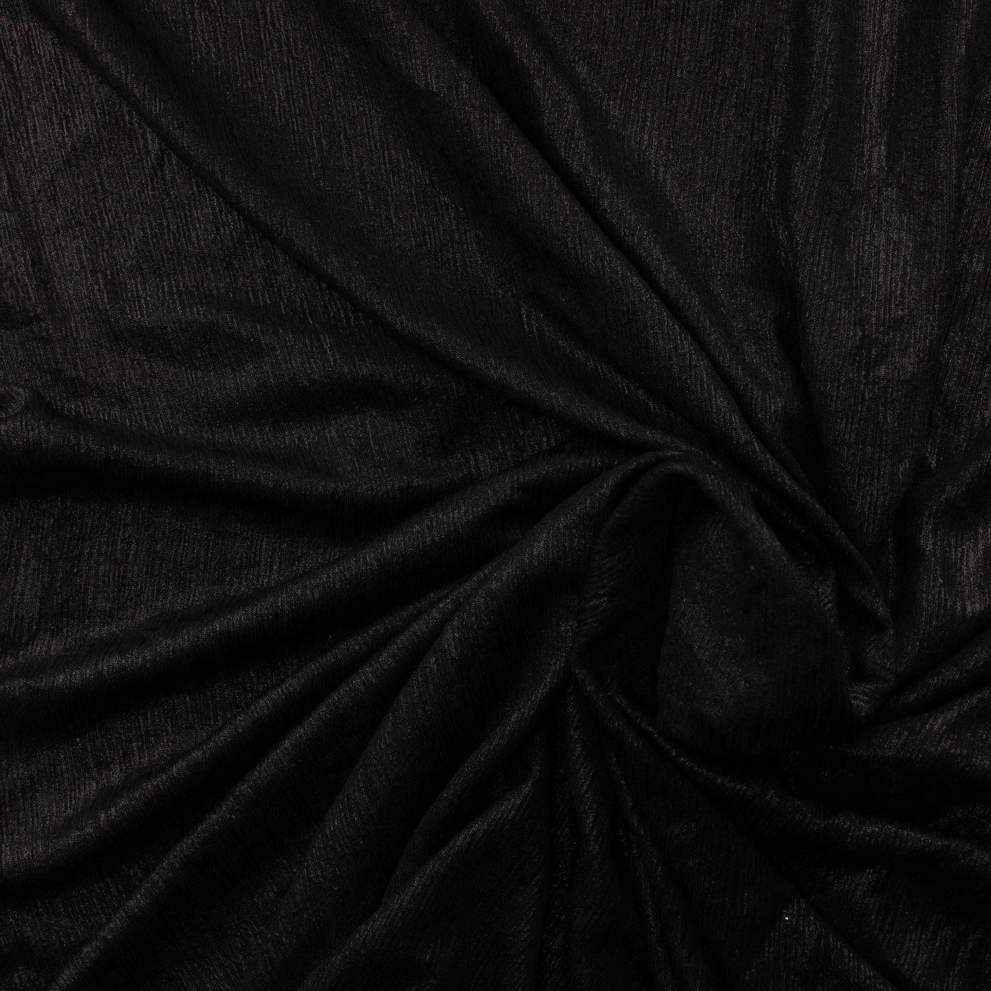 Musta Kiiltäväpintainen Vaatetuskangas - Palapaketti