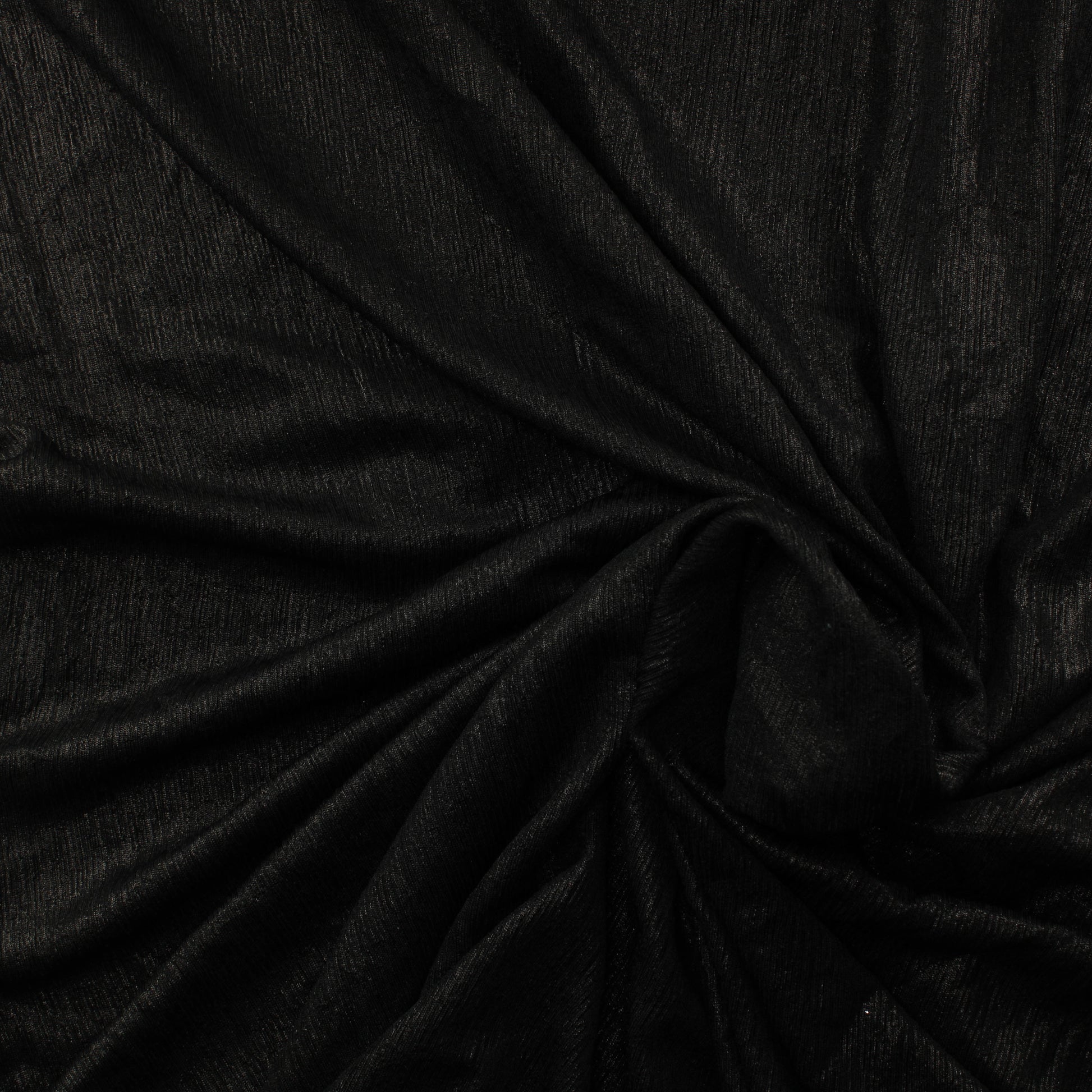 Musta Kiiltäväpintainen Vaatetuskangas - Palapaketti