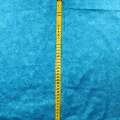 Turkoosi kuviollinen Puuvilla - Pala