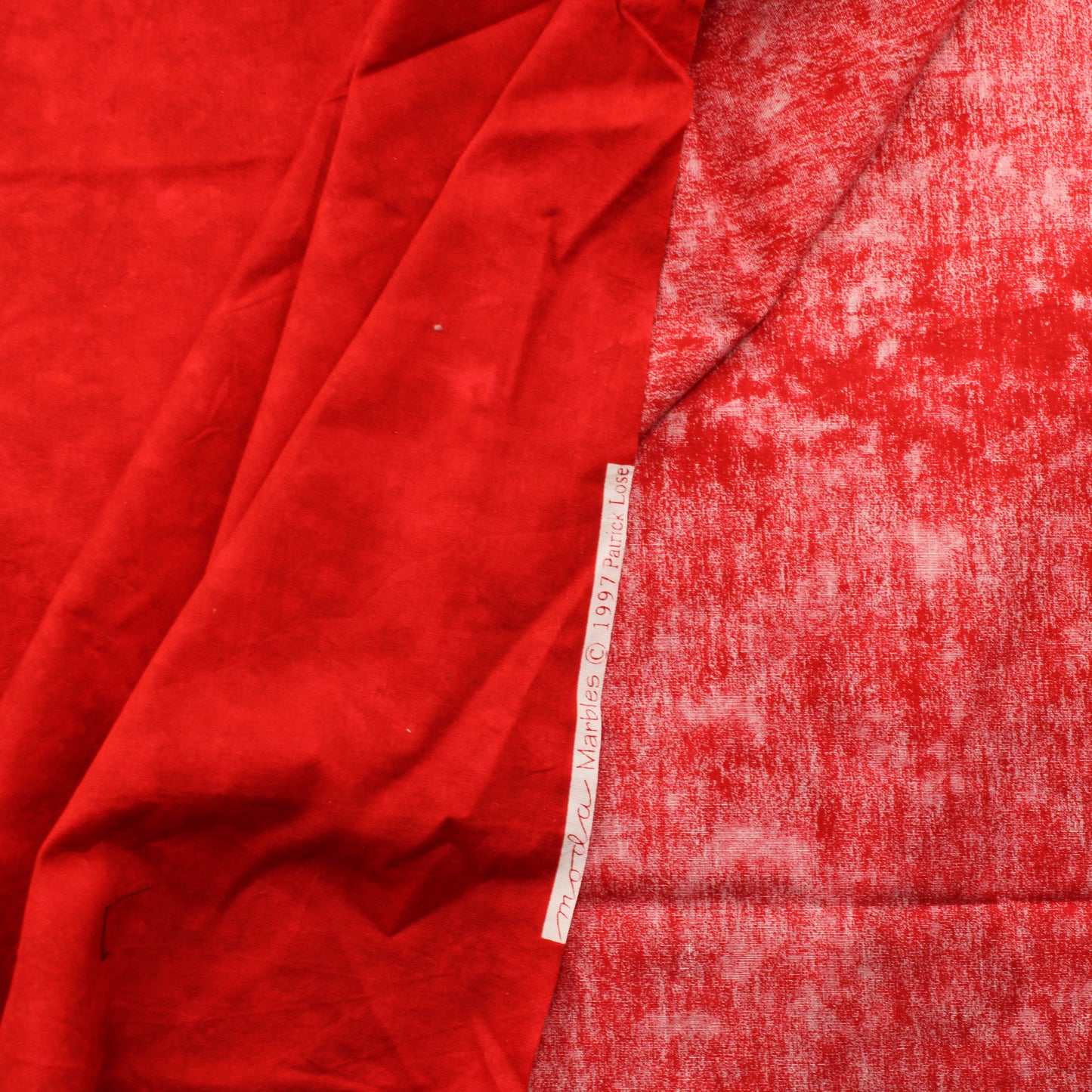 Punainen kuviollinen Puuvilla - Pala