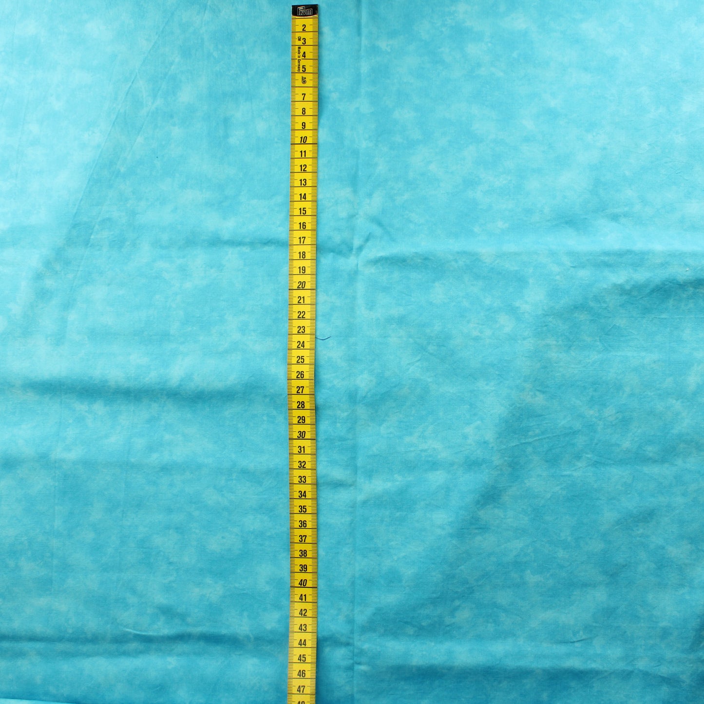 Vaaleanturkoosi kuviollinen Puuvilla - Pala