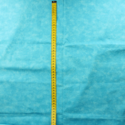 Vaaleanturkoosi kuviollinen Puuvilla - Pala